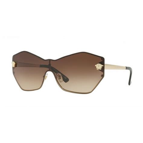 versace sunglasses model 2182|Versace Glam Medusa Shield VE 2182 125213 Pale Gold Metal .